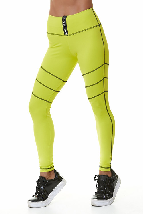 Legging Emma Zip Green